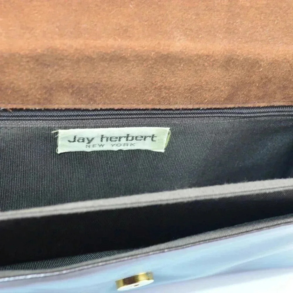 Jay Herbert Brown Leather Snake Animal Skin Print - Picture 8 of 9